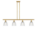 Linear/Island 4 Light + by Innovations ( 405 | 516-4I-SG-G382 Ballston ) 