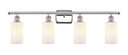Bathroom Fixtures Four Lights by Innovations ( 405 | 516-4W-PN-G801-LED Ballston ) 