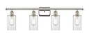Bathroom Fixtures Four Lights by Innovations ( 405 | 516-4W-PN-G802-LED Ballston ) 