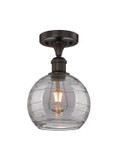 Semi-Flush Mts. Glass Down by Innovations ( 405 | 616-1F-OB-G1213-8SM Edison ) 