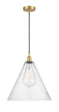 Pendants Glass Down by Innovations ( 405 | 616-1P-SG-GBC-164 Edison ) 