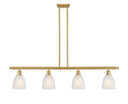 Linear/Island 4 Light + by Innovations ( 405 | 516-4I-SG-G441-LED Ballston ) 