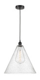 Pendants Glass Down by Innovations ( 405 | 616-1P-BK-GBC-164 Edison ) 