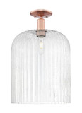 Semi-Flush Mts. Glass Down by Innovations ( 405 | 716-1C-AC-G559-12SDY Arcadia ) 