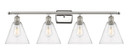 Bathroom Fixtures Four Lights by Innovations ( 405 | 516-4W-PN-GBC-84-LED Ballston ) 