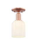 Semi-Flush Mts. Glass Down by Innovations ( 405 | 716-1C-AC-G559-5GWH Arcadia ) 