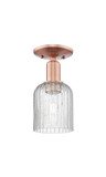 Semi-Flush Mts. Glass Down by Innovations ( 405 | 716-1C-AC-G559-5SDY Arcadia ) 