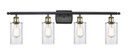 Bathroom Fixtures Four Lights by Innovations ( 405 | 516-4W-BAB-G802-LED Ballston ) 