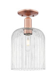 Semi-Flush Mts. Glass Down by Innovations ( 405 | 716-1C-AC-G559-8CL Arcadia ) 