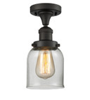 Semi-Flush Mts. Glass Down by Innovations ( 405 | 517-1CH-OB-G52-LED Franklin Restoration ) 