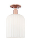 Semi-Flush Mts. Glass Down by Innovations ( 405 | 716-1C-AC-G559-8GWH Arcadia ) 
