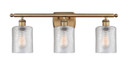 Bathroom Fixtures Three Lights by Innovations ( 405 | 516-3W-BB-G112 Ballston ) 