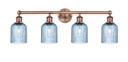 Bathroom Fixtures Four Lights by Innovations ( 405 | 616-4W-AC-G559-5BL Edison ) 