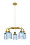 Mid. Chandeliers Glass Down by Innovations ( 405 | 516-5CR-BB-G559-5BL Downtown Urban ) 