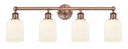 Bathroom Fixtures Four Lights by Innovations ( 405 | 616-4W-AC-G559-5GWH Edison ) 