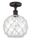 Semi-Flush Mts. Glass Down by Innovations ( 405 | 616-1F-OB-G122-10RW Edison ) 