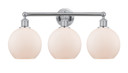 Bathroom Fixtures Three Lights by Innovations ( 405 | 616-3W-PC-G121-8 Edison ) 