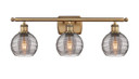 Bathroom Fixtures Three Lights by Innovations ( 405 | 516-3W-BB-G1213-6SM Ballston ) 