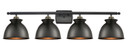 Bathroom Fixtures Four Lights by Innovations ( 405 | 516-4W-BAB-M14-BK-LED Ballston ) 