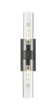 Bathroom Fixtures Cylindrical / Linear by Innovations ( 405 | 617-2W-BK-G617-11CL Downtown Urban ) 