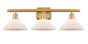 Bathroom Fixtures Three Lights by Innovations ( 405 | 516-3W-SG-G131 Ballston ) 