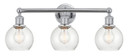 Bathroom Fixtures Three Lights by Innovations ( 405 | 616-3W-PC-G124-6 Edison ) 