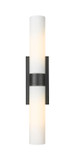 Bathroom Fixtures Cylindrical / Linear by Innovations ( 405 | 617-2W-BK-G617-11WH Downtown Urban ) 