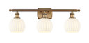 Bathroom Fixtures Three Lights by Innovations ( 405 | 516-3W-BB-G1217-6WV Ballston ) 