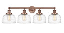 Bathroom Fixtures Four Lights by Innovations ( 405 | 616-4W-AC-G713 Edison ) 