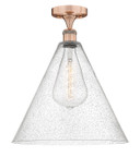 Semi-Flush Mts. Glass Down by Innovations ( 405 | 616-1F-AC-GBC-164 Edison ) 