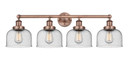 Bathroom Fixtures Four Lights by Innovations ( 405 | 616-4W-AC-G74 Edison ) 