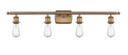 Bathroom Fixtures Four Lights by Innovations ( 405 | 516-4W-BB Ballston ) 
