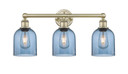 Bathroom Fixtures Three Lights by Innovations ( 405 | 616-3W-AB-G558-6BL Edison ) 
