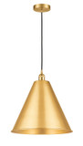 Pendants Metal Shade by Innovations ( 405 | 616-1P-SG-MBC-16-SG-LED Edison ) 