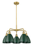 Mid. Chandeliers Metal Shade by Innovations ( 405 | 516-5CR-BB-MBD-75-GR Ballston ) 