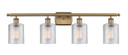 Bathroom Fixtures Four Lights by Innovations ( 405 | 516-4W-BB-G112 Ballston ) 