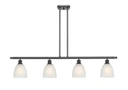 Linear/Island 4 Light + by Innovations ( 405 | 516-4I-OB-G381-LED Ballston ) 