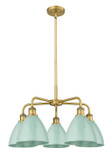 Mid. Chandeliers Metal Shade by Innovations ( 405 | 516-5CR-BB-MBD-75-SF Ballston ) 