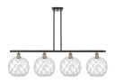 Linear/Island 4 Light + by Innovations ( 405 | 516-4I-BAB-G122-10RW-LED Ballston ) 