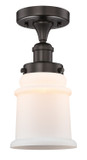 Semi-Flush Mts. Glass Down by Innovations ( 405 | 616-1F-OB-G181 Edison ) 