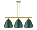 Linear/Island 3 Light Bar by Innovations ( 405 | 516-3I-SG-MBD-12-GR Ballston ) 
