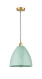 Mini Pendants Metal Shade by Innovations ( 405 | 616-1P-SG-MBD-12-SF Edison ) 