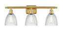 Bathroom Fixtures Three Lights by Innovations ( 405 | 516-3W-SG-G382 Ballston ) 