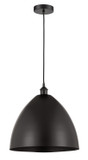 Pendants Metal Shade by Innovations ( 405 | 616-1P-BK-MBD-16-BK-LED Edison ) 