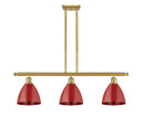 Linear/Island 3 Light Bar by Innovations ( 405 | 516-3I-SG-MBD-75-RD Ballston ) 