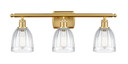 Bathroom Fixtures Three Lights by Innovations ( 405 | 516-3W-SG-G442 Ballston ) 