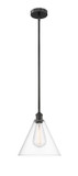 Mini Pendants Glass Down by Innovations ( 405 | 616-1S-BK-GBC-122 Edison ) 