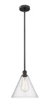 Mini Pendants Glass Down by Innovations ( 405 | 616-1S-BK-GBC-124 Edison ) 