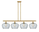 Linear/Island 4 Light + by Innovations ( 405 | 516-4I-SG-G92-L-LED Ballston ) 