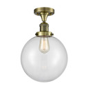 Semi-Flush Mts. Glass Down by Innovations ( 405 | 517-1CH-AB-G202-10 Franklin Restoration ) 